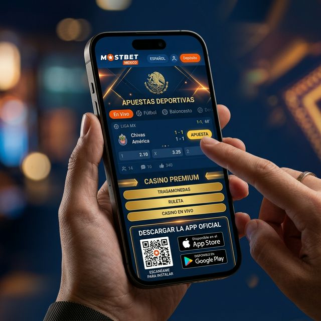App móvil Mostbet México - descarga para Android e iOS